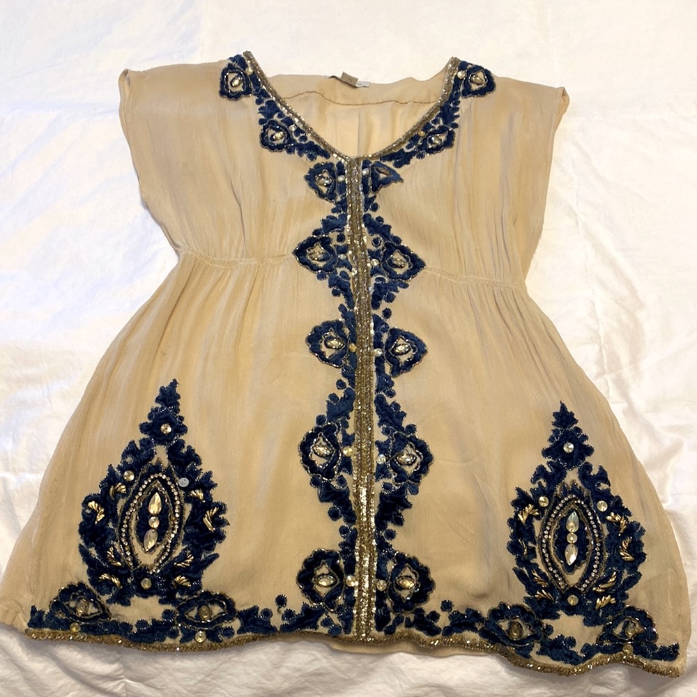 Rayon embelished top